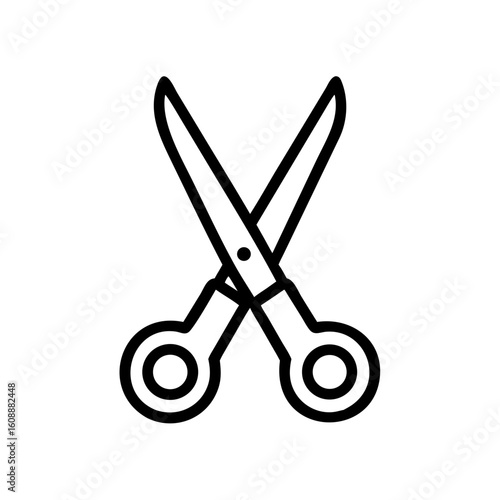 Scissors Icon for Creativity and Crafting Topics