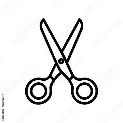 Scissors Icon for Creativity and Crafting Topics