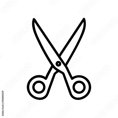 Scissors Icon for Creativity and Crafting Topics