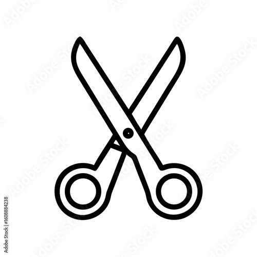 Scissors Icon for Creativity and Crafting Topics
