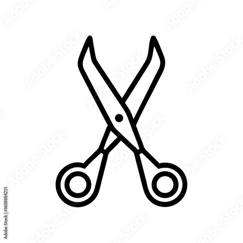 Scissors Icon for Creativity and Crafting Topics