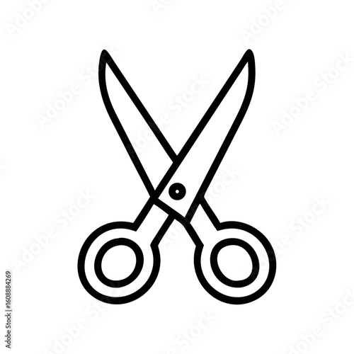 Scissors Icon for Creativity and Crafting Topics