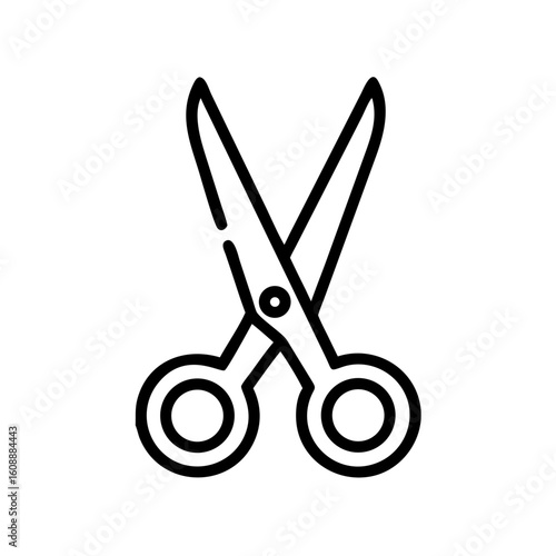 Scissors Icon for Creativity and Crafting Topics