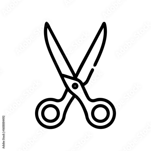 Scissors Icon for Creativity and Crafting Topics