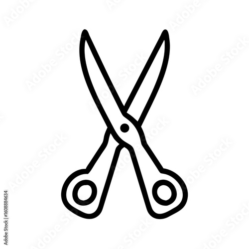Scissors Icon for Creativity and Crafting Topics