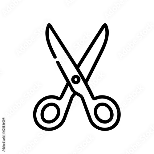 Scissors Icon for Creativity and Crafting Topics