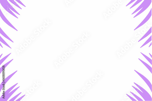 purple frame made of paper