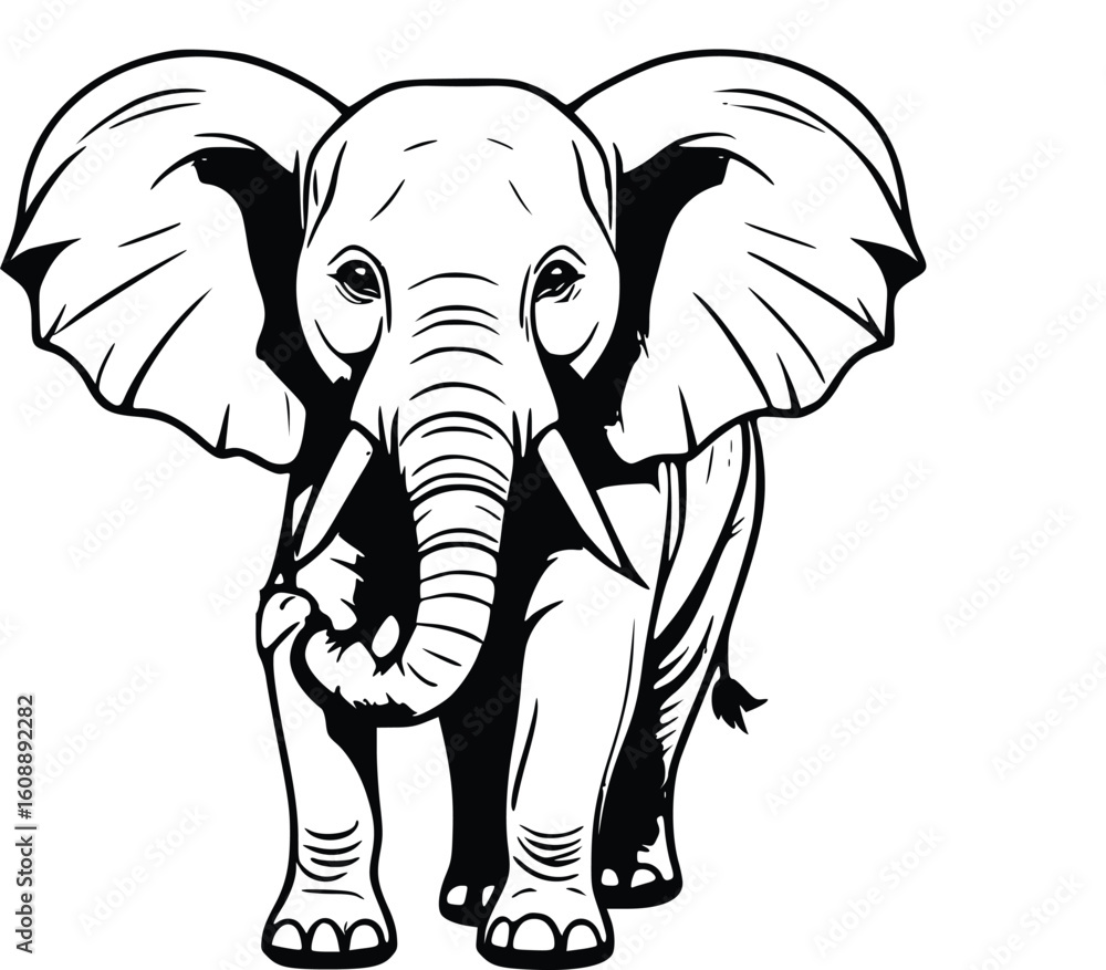 Obraz premium African elephant 