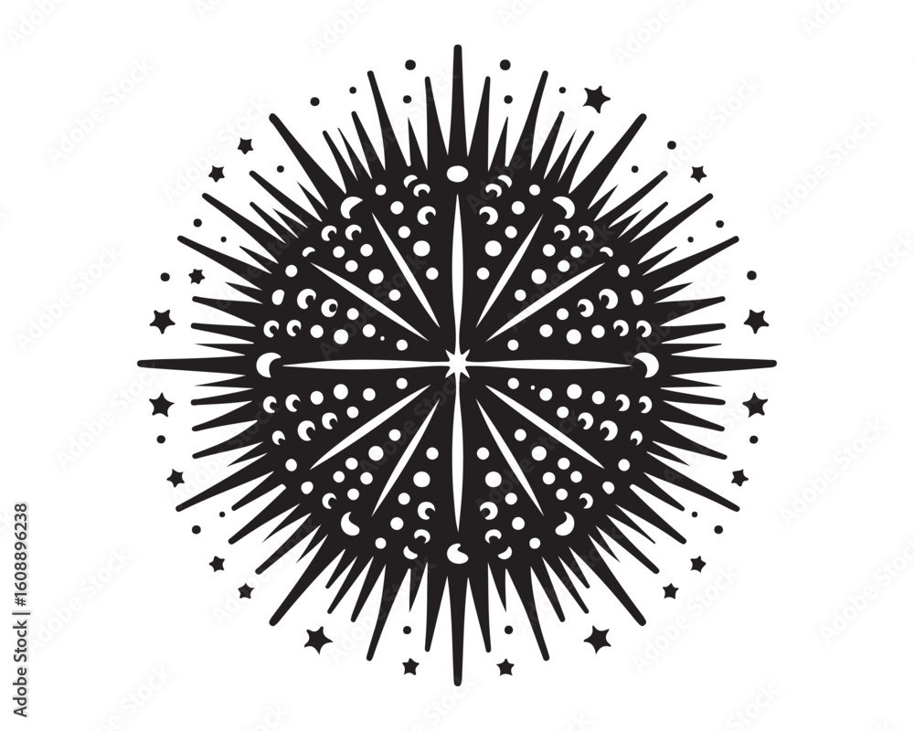 Obraz premium Sea Urchin 4.eps