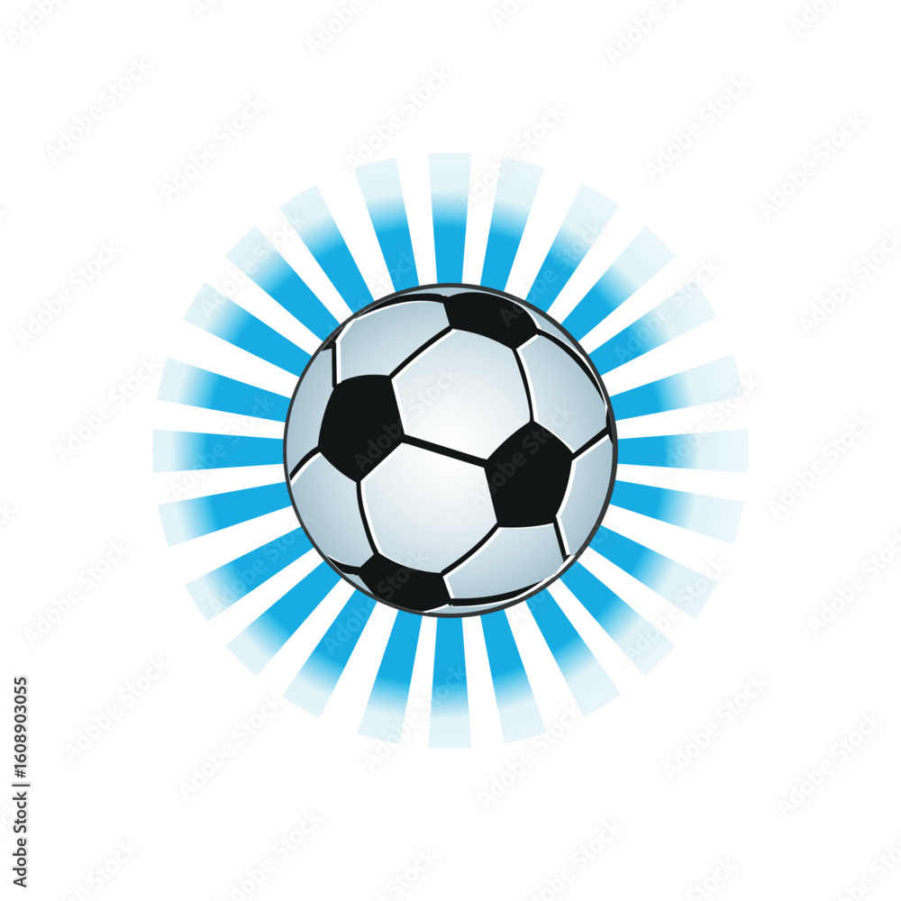 Obraz premium Soccer ball vector