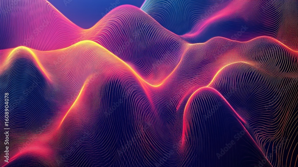 Fototapeta premium abstract colorful wave background