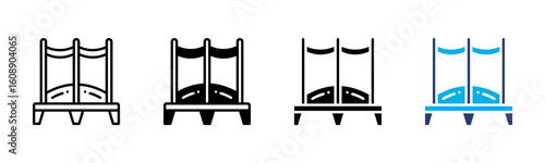 Trampoline icon sheet multiple style collection