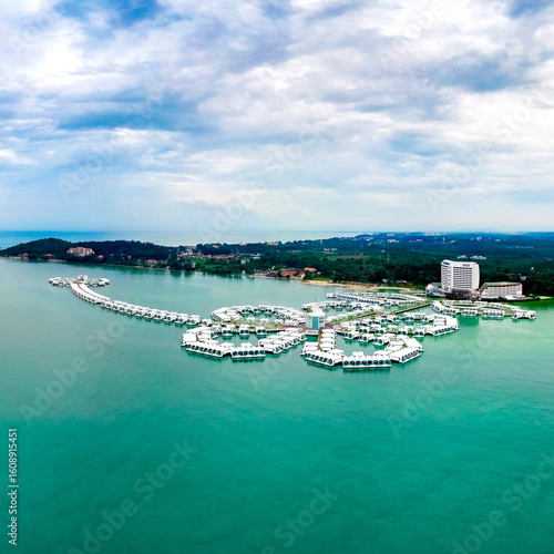 Canvas Print Lexis Hibiscus Port Dickson, oceanfront resort inspired by Malaysia’s iconic Hib