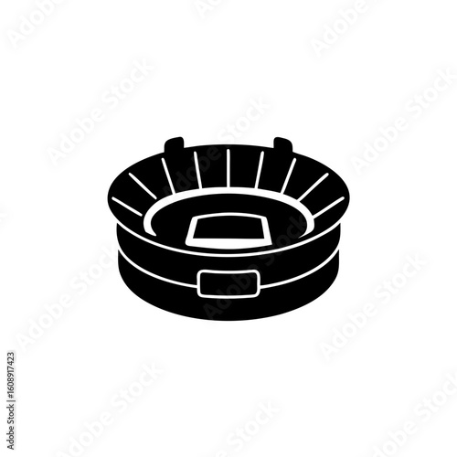 creative details Stadium Icon Vector Illustration