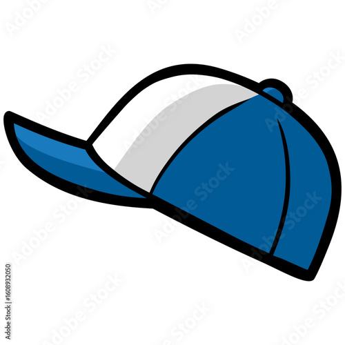 Trucker Hat Cap Drawing Vector Illustration