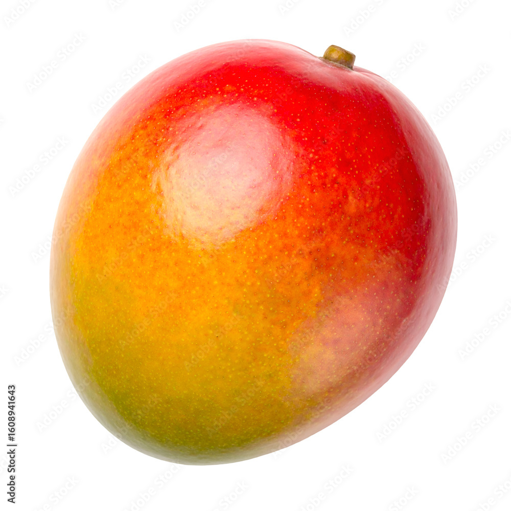 A vibrant tropical mango: A close-up shot of a ripe mango, showcasing its colorful gradients of red, orange, and yellow, representing tropical fruit goodness. A vibrant tropical mango: A close-up shot of a ripe mango, showcasing its colorful gradients of red, orange, and yellow, representing tropical fruit goodness.