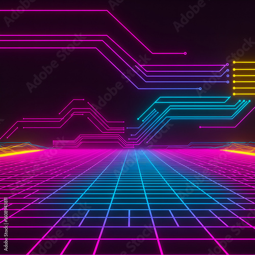 abstract blue background