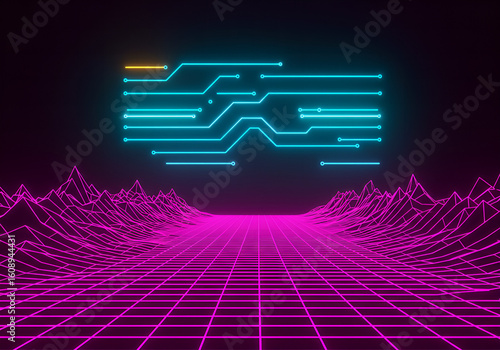 circuit board background