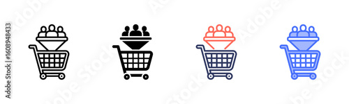 Conversion icon set multiple style collection