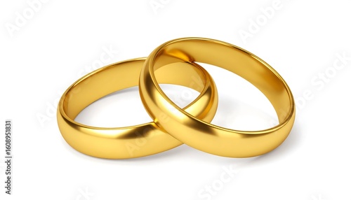 Wallpaper Mural Gold wedding rings Torontodigital.ca