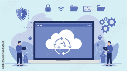 Cloud Computing and Data Synchronization: Securely Accessing Files, Sharing Information, and Managing Digital Assets via Network Technology with Seamless Updates.