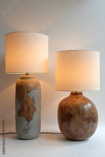 lamp on the table