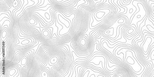 Topography and geography map grid abstract backdrop, contour abstract map relief land outline, geographic mountain relief diagram line.