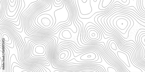 Abstract discovery topographic map banner texture background, modern curve abstract topo map design, with gentle curves and varying density, topographic map pattern simple lines flat graphic design.