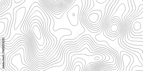  Topographic contour lines grid map pattern design, topo map for target marketing and core business values, contour abstract map relief land outline,  modern design white background.