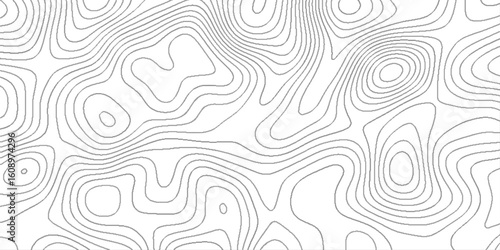  Topographic contour lines grid map pattern design, topo map for target marketing and core business values, contour abstract map relief land outline,  modern design white background.