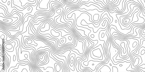 Abstract minimal the pattern discovery vector topo map, geographic mountain relief diagram line wave carve pattern, contour abstract map relief land outline, topographic background mountain.