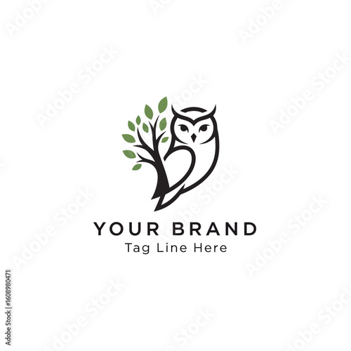 Owl logo vektor