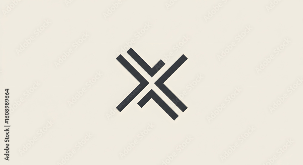 Obraz premium Minimal Vector Logo