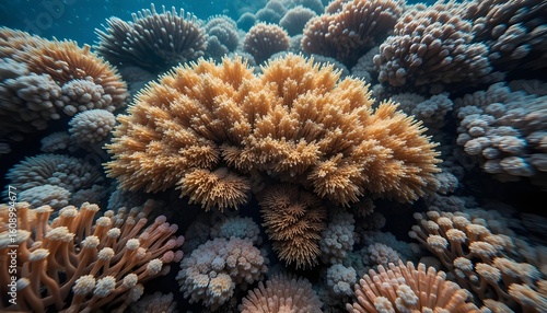 Wallpaper Mural Macro of Coral Reef Showing Natural Patterns
 Torontodigital.ca