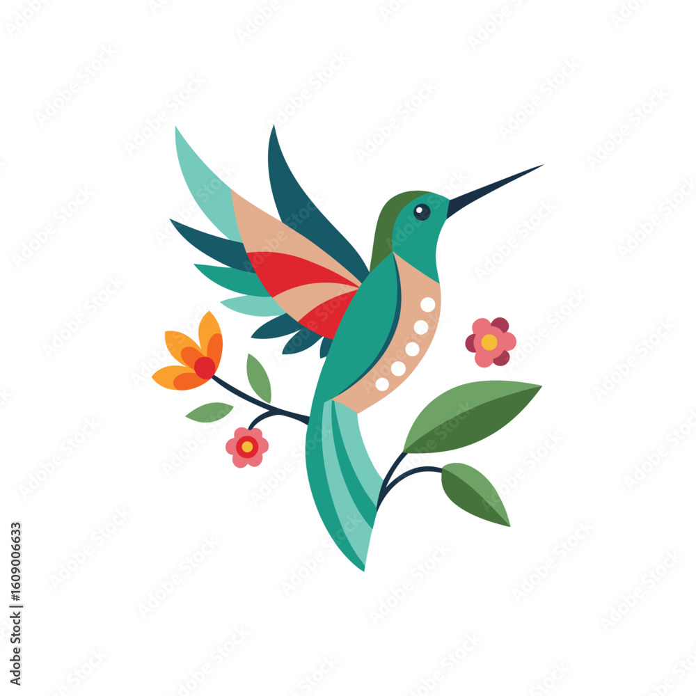 Obraz premium Minimal puppies wearing party hats icon vector illustration