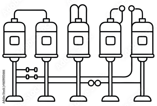 Hemodialysis machin enables treatment for kidney failure patients art