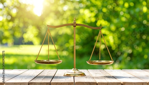 Justice scales in nature