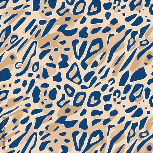 seamless leopard skin pattern