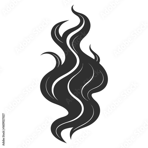 Abstract representation of steam