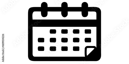Stay Organized with this Modern Calendar Icon for Planning, Scheduling, and Reminders in Business and Personal Projects, originally vector graphics