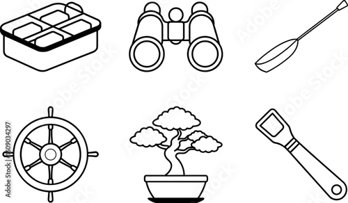 Baking Tools Clipart with Whisk Mixer Rolling Pin and Cookies