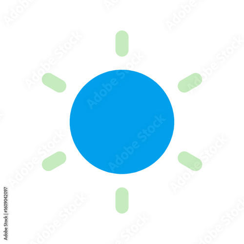 brightness duo tone icon
