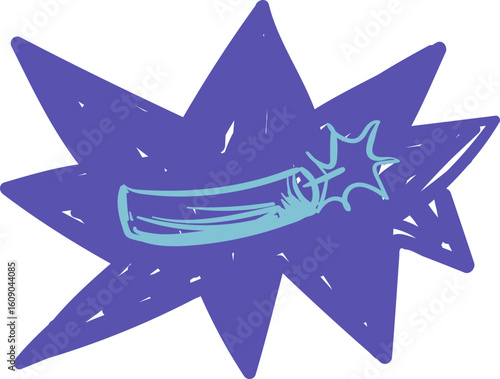 Crayon doodle speech bubbles with colorful chalk lines and abstract swear words. Angry expressions, rude symbols, curse shapes. Vector hand drawn conversation cloud with bad, negative emotion