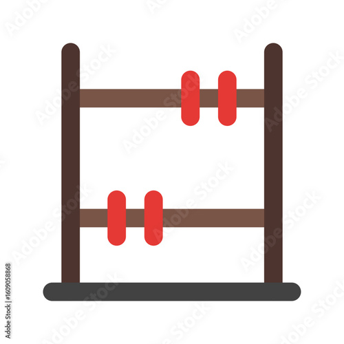 abacus flat icon