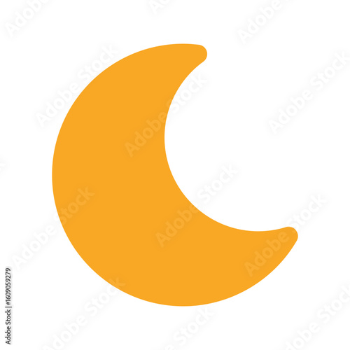 moon flat icon