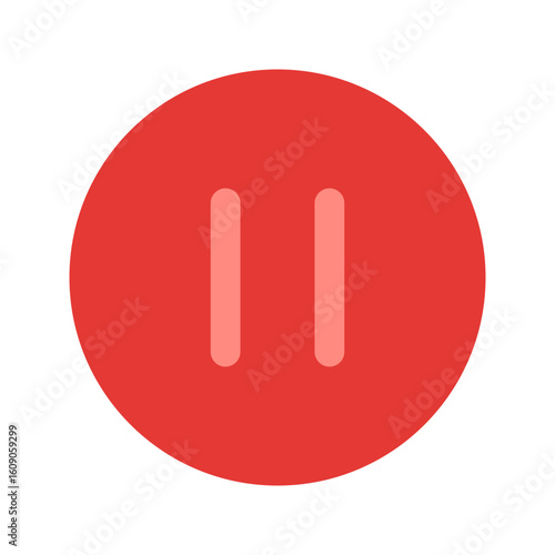 pause flat icon