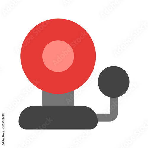 school bell flat icon