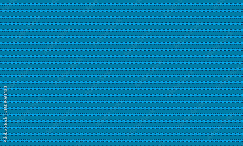 Obraz premium Seamless Wavy Line Background Pattern with Retro Style Design