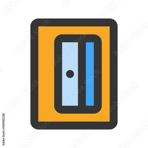 sharpener flat line icon