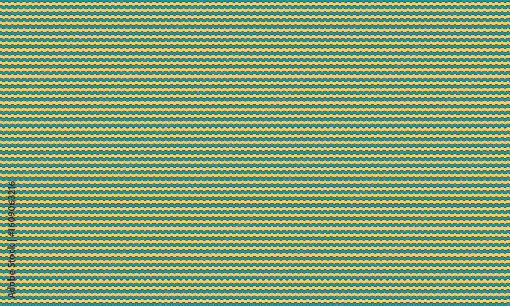 Obraz premium Seamless Wavy Line Background Pattern with Retro Style Design